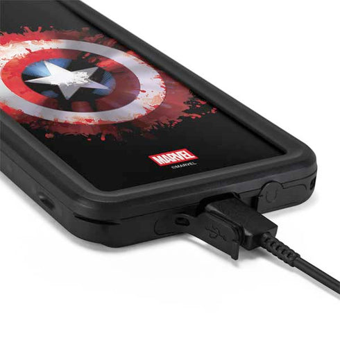 Marvel Captain America Star Shield Galaxy S20 Plus Waterproof Case
