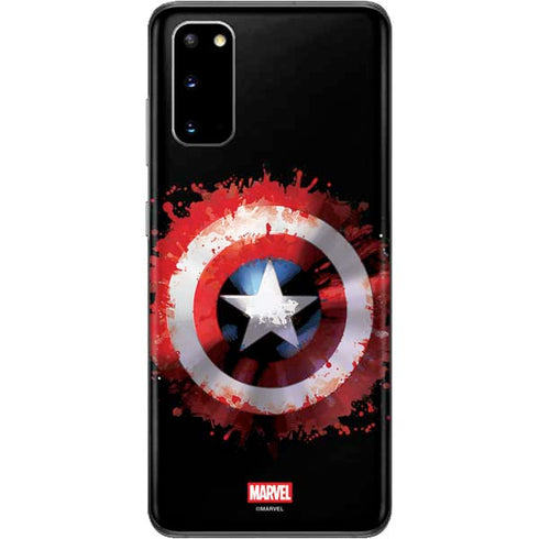 Marvel Captain America Star Shield Galaxy S20 Skin
