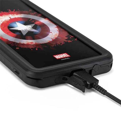 Marvel Captain America Star Shield Galaxy S20 Waterproof Case
