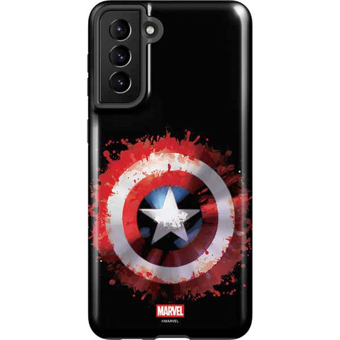 Marvel Captain America Star Shield Galaxy S21 FE Pro Case