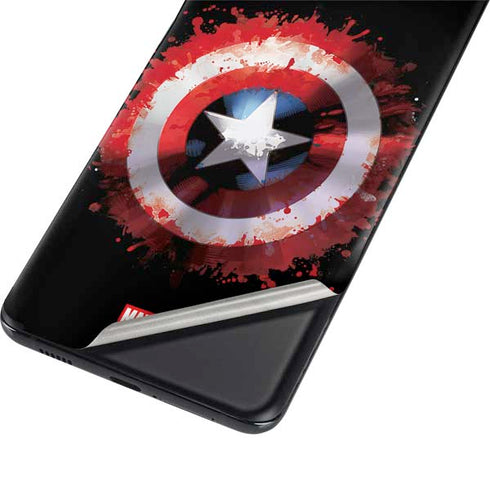 Marvel Captain America Star Shield Galaxy S21 Plus 5G Skin