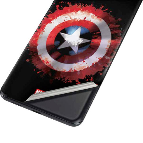 Marvel Captain America Star Shield Galaxy S21 Ultra 5G Skin