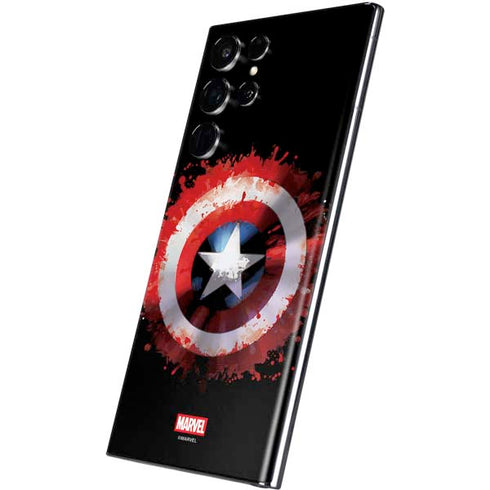 Marvel Captain America Star Shield Galaxy S22 Ultra Skin