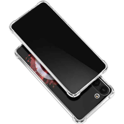 Marvel Captain America Star Shield Galaxy S24 FE Clear Case