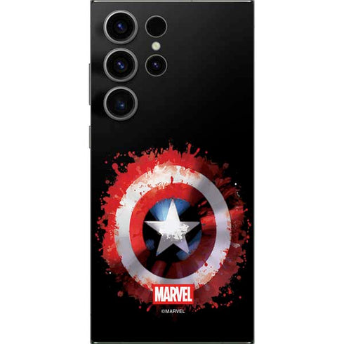 Marvel Captain America Star Shield Galaxy S24 Ultra Skin