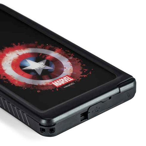 Marvel Captain America Star Shield Galaxy S24 Ultra Waterproof Case