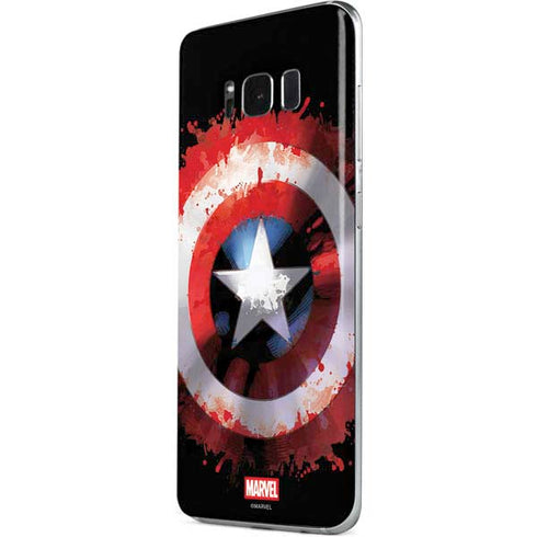 Marvel Captain America Star Shield Galaxy S8 Plus Skin
