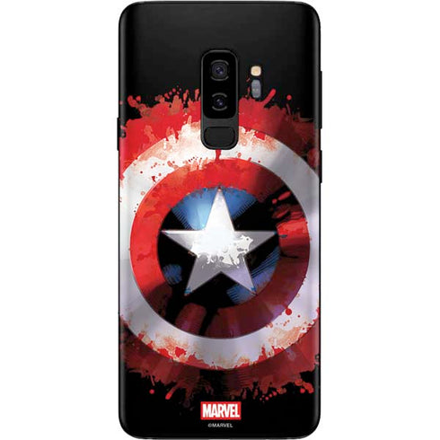 Marvel Captain America Star Shield Galaxy S9 Plus Skin