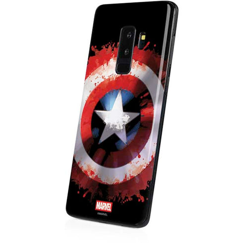 Marvel Captain America Star Shield Galaxy S9 Plus Skin