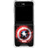 Marvel Captain America Star Shield Galaxy Z Flip5 5G Clear Case