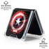 Marvel Captain America Star Shield Galaxy Z Flip6 Clear Case