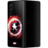 Marvel Captain America Star Shield Galaxy Z Fold3 5G Skin