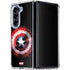Marvel Captain America Star Shield Galaxy Z Fold5 5G Clear Case
