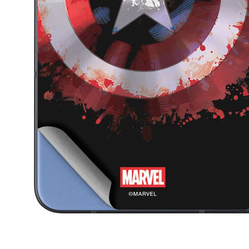 Marvel Captain America Star Shield Galaxy Z Fold5 5G Skin