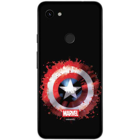 Marvel Captain America Star Shield Google Pixel 3a Skin