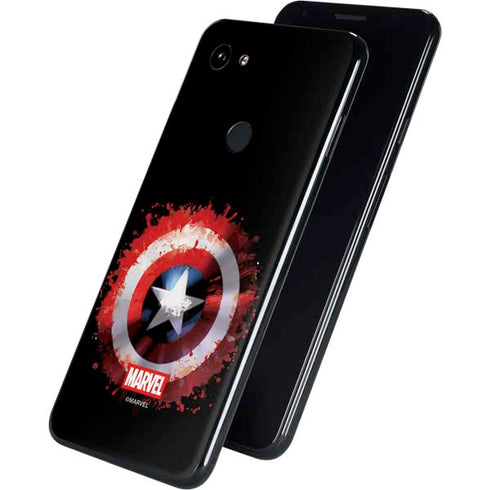 Marvel Captain America Star Shield Google Pixel 3a Skin