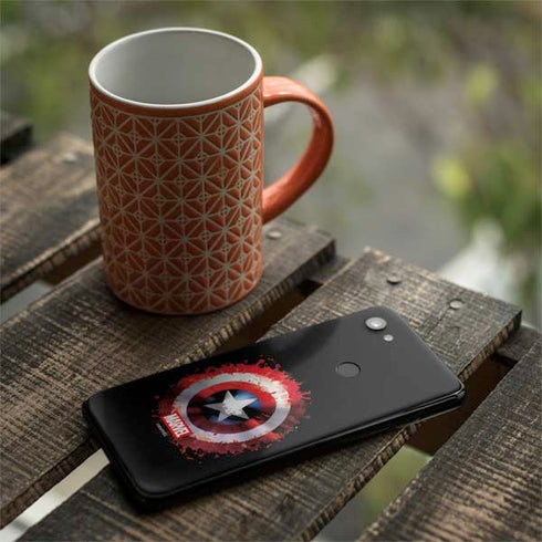 Marvel Captain America Star Shield Google Pixel 3a Skin
