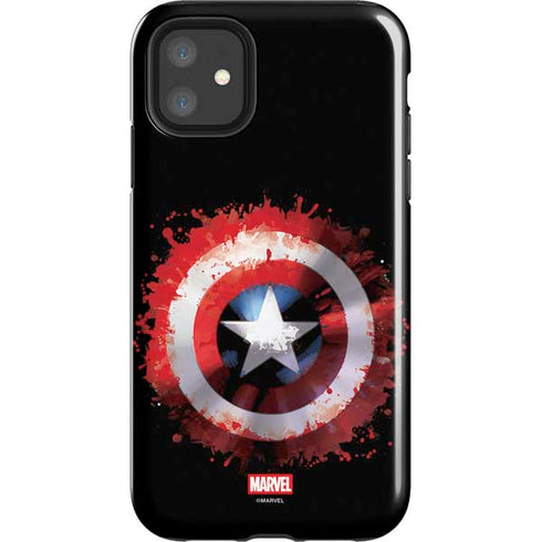Marvel Captain America Star Shield iPhone 11 Impact Case