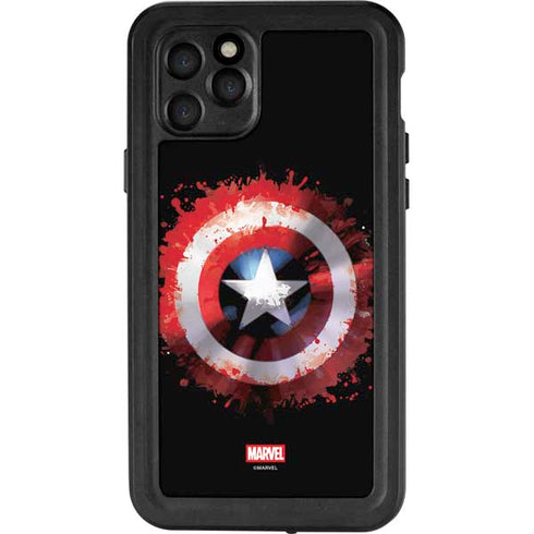 Marvel Captain America Star Shield iPhone 11 Pro Waterproof Case