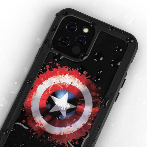 Marvel Captain America Star Shield iPhone 12 Pro Waterproof Case