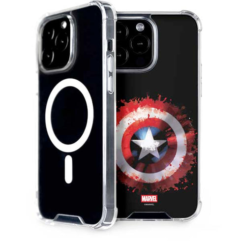 Marvel Captain America Star Shield iPhone 14 Pro Max MagSafe Case