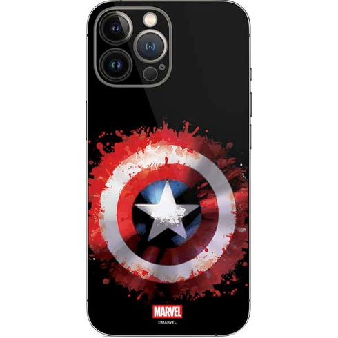 Marvel Captain America Star Shield iPhone 14 Pro Max Skin