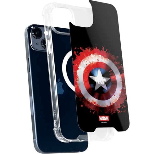 Marvel Captain America Star Shield iPhone 15 MagSafe Case