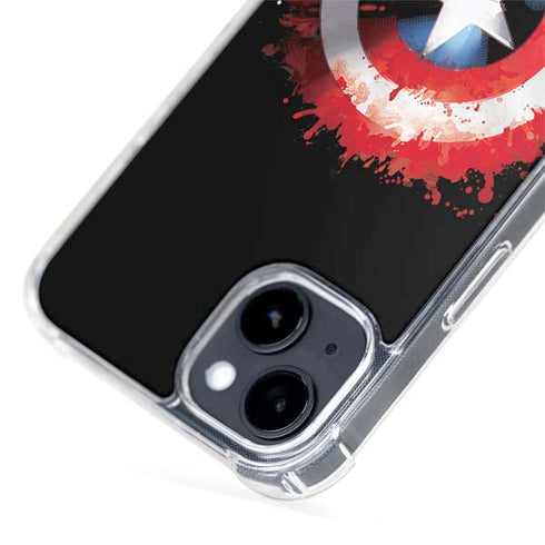 Marvel Captain America Star Shield iPhone 15 MagSafe Case