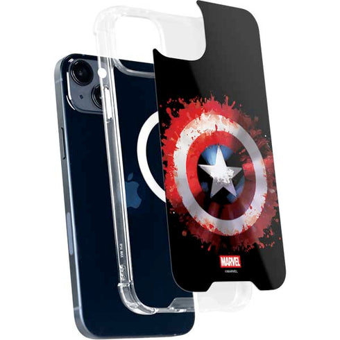 Marvel Captain America Star Shield iPhone 15 Plus MagSafe Case