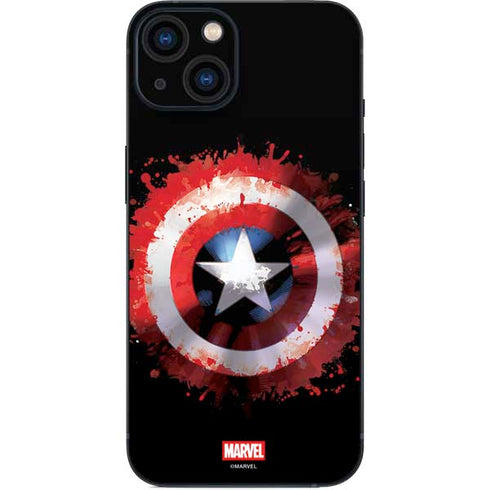 Marvel Captain America Star Shield iPhone 15 Plus Skin