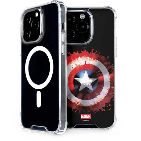Marvel Captain America Star Shield iPhone 15 Pro MagSafe Case