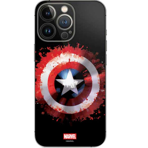Marvel Captain America Star Shield iPhone 15 Pro Skin