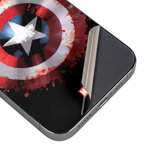 Marvel Captain America Star Shield iPhone 15 Pro Skin