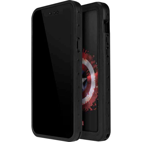 Marvel Captain America Star Shield iPhone 15 Pro Waterproof Case