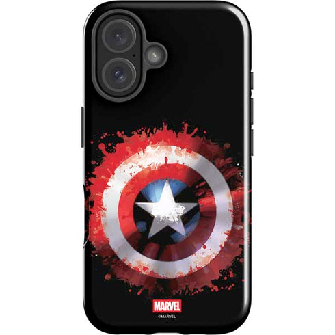 Marvel Captain America Star Shield iPhone 16 Impact Case