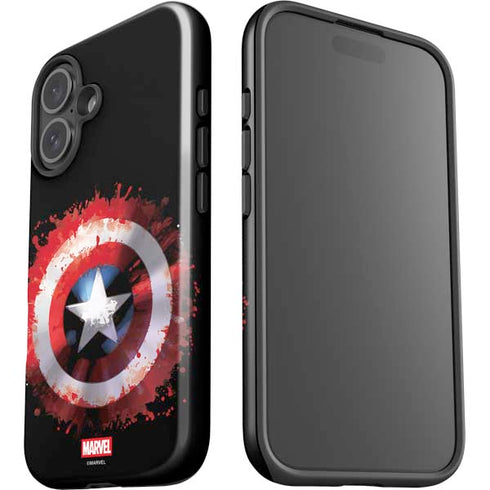Marvel Captain America Star Shield iPhone 16 Impact Case