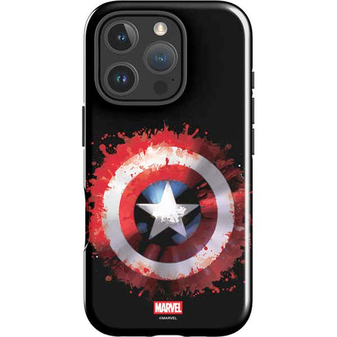 Marvel Captain America Star Shield iPhone 16 Pro Impact Case