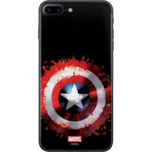 Marvel Captain America Star Shield iPhone 8 Plus Skin