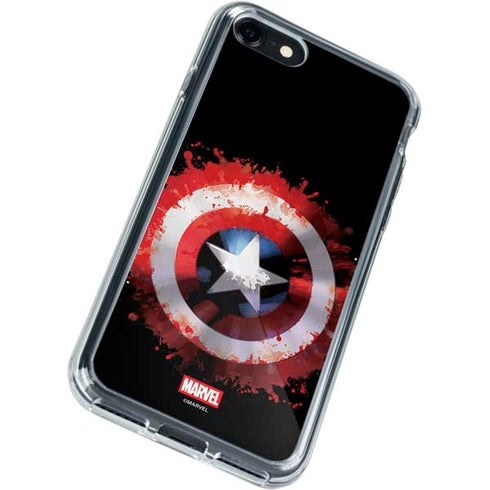 Marvel Captain America Star Shield iPhone SE (2nd & 3rd Gen) Clear Case
