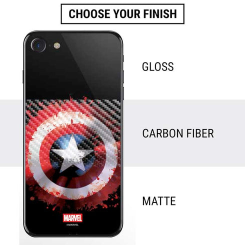 Marvel Captain America Star Shield iPhone SE (2nd & 3rd Gen) Skin