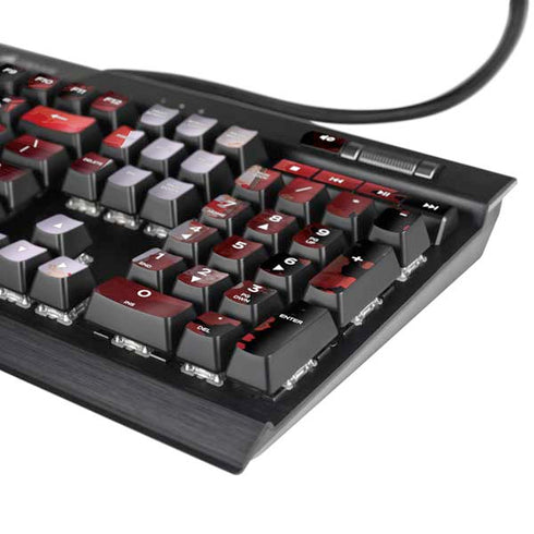Marvel Captain America Star Shield K95 RGB PLATINUM Mechanical Gaming Keyboard Skin