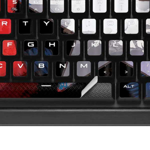 Marvel Captain America Star Shield K95 RGB PLATINUM Mechanical Gaming Keyboard Skin