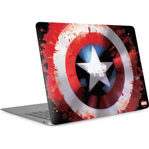 Marvel Captain America Star Shield Apple MacBook Air Skin