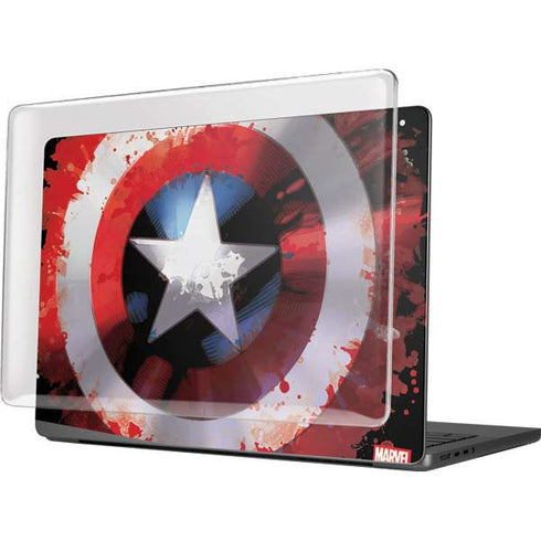 Marvel Captain America Star Shield MacBook Pro 14in (2021-24) Case plus Skin