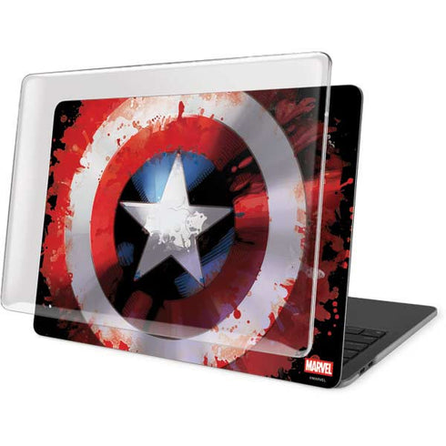 Marvel Captain America Star Shield MacBook Pro 15in (2016-19) Case plus Skin