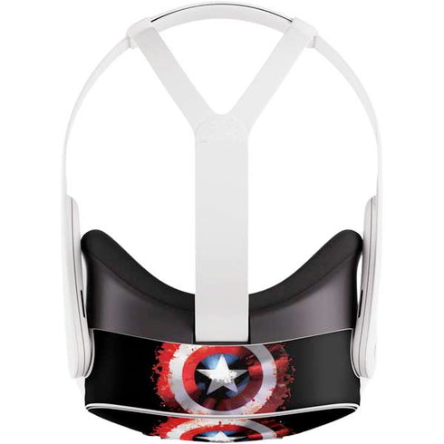 Marvel Captain America Star Shield Meta Quest 3S Skin