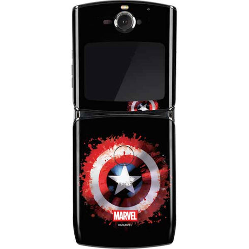 Marvel Captain America Star Shield Motorola RAZR Skin