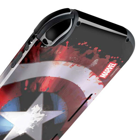 Marvel Captain America Star Shield Nintendo Switch Lite Skin