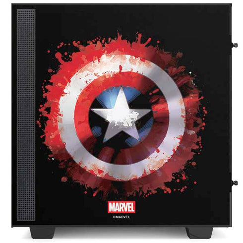 Marvel Captain America Star Shield NZXT H510 Compact ATX Mid-Tower Case Skin