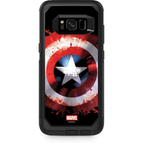Marvel Captain America Star Shield Otterbox Commuter Galaxy Skin